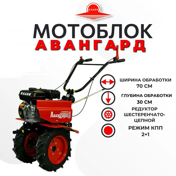 Мотоблок Авангард АМБ-1 М, КАДВИ 170F, 7 л.с - купить мотоблок по ...