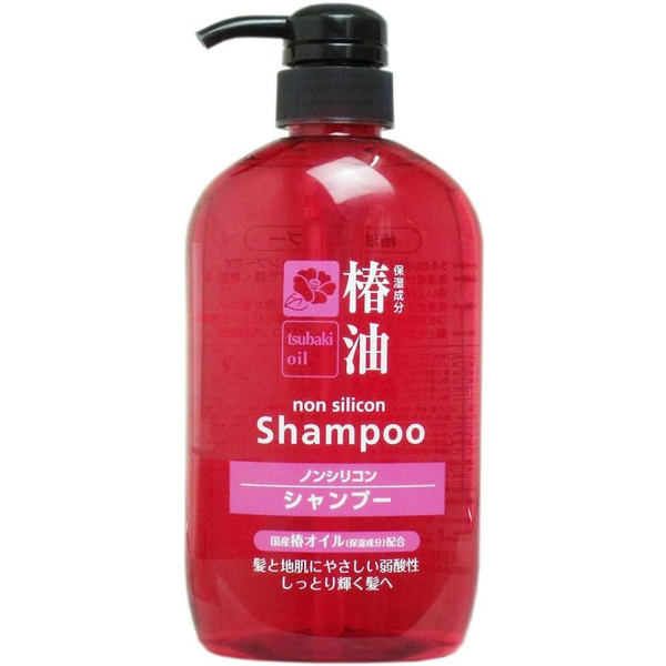 Kumano Шампунь для волос без силикона Tsubaki Oil Shampoo с маслом ...