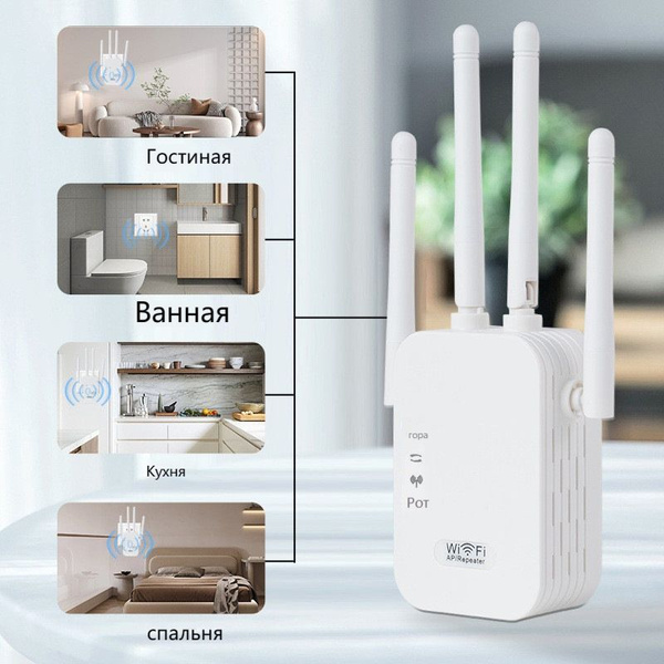 Усилитель сигнала wifi, усиление сигнала во всем доме без мертвого угла ...