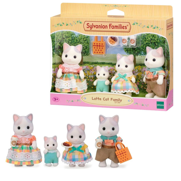 Набор Sylvanian Families 5738 Семья Латте котов купить на OZON по ...