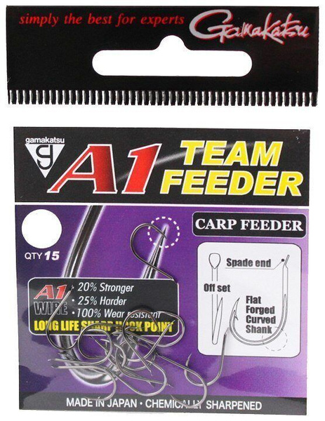 Крючок одинарный Gamakatsu A1 Team Feeder Carp Feeder 8 - купить с ...