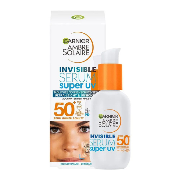Cолнцезащитная Сыворотка GARNIER Ambre Solaire для лица "Невидимая ...