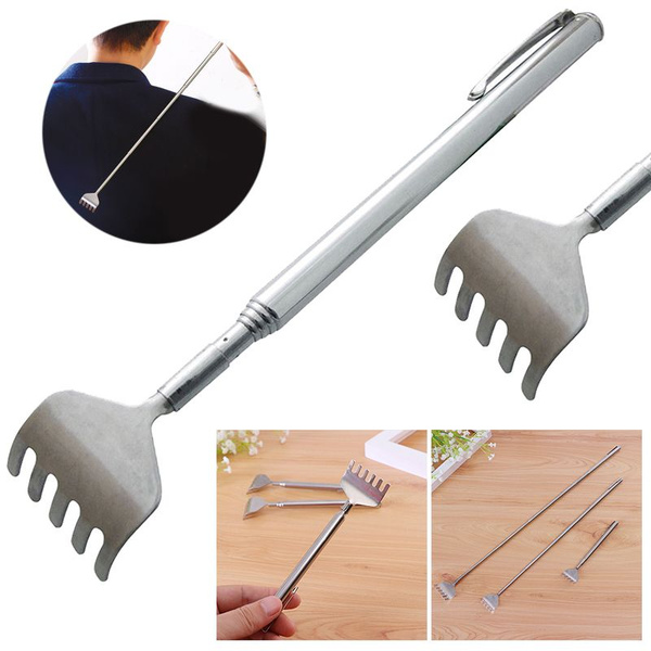 Телескопический Скребок Для Спины Из Нержавеющей Стали, Выдвижной ...