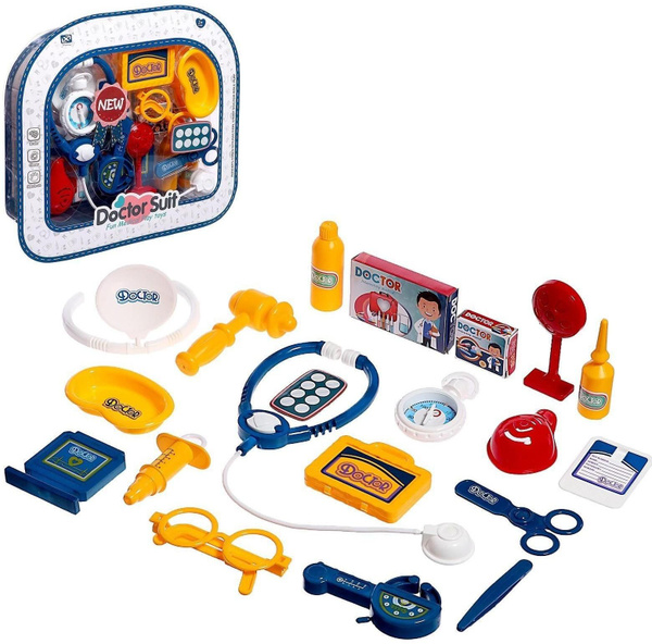 Игровой набор "Маленький доктор", 19 предметов - купить с доставкой по ...