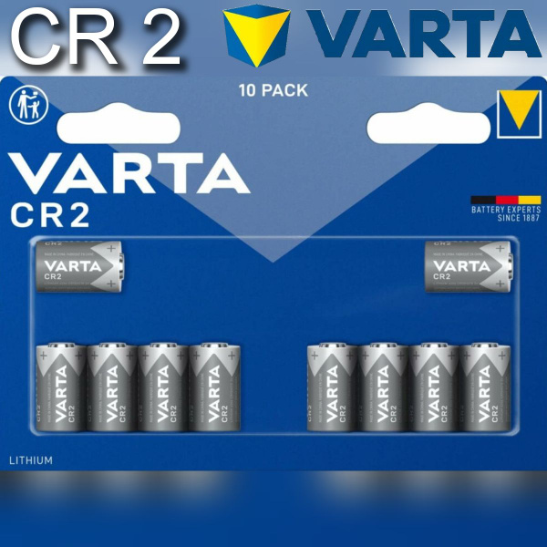 Литиевая батарейка VARTA LITHIUM CR2 3V 10 шт. - купить с доставкой по ...