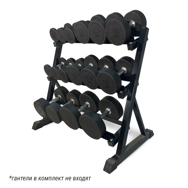 Стойка для хранения гантелей UNIX Fit Dum Rack Hexagon PRO до 300 кг ...