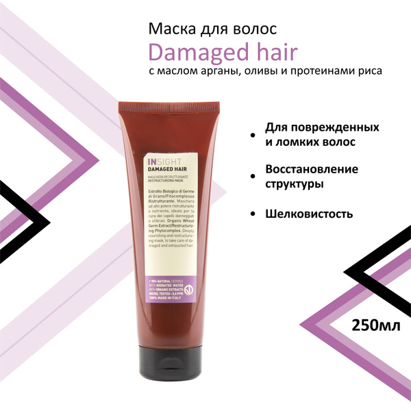 INSIGHT Маска для волос, 250 мл - купить с доставкой по выгодным ценам ...