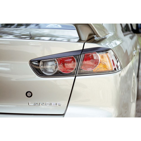 Накладки на задние фонари для Мицубиси Лансер 10 2007-2015, Mitsubishi ...