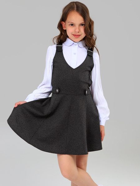Сарафан школьный для девочки; Школьная форма для девочки, Девочки, На ...