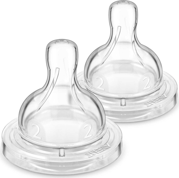 Соска на бутылочку Philips Avent / Филипс Авент Anti-colic силиконовая ...