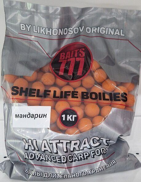 Бойлы 777 Baits Лихоносовы мандарин 20мм купить на OZON по низкой цене ...