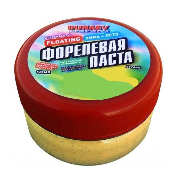 Прикормка Паста Dunaev Zub Форель 60мл Сыр Лайм купить на OZON по ...
