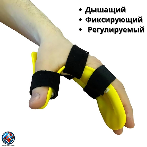 Фиксатор Тутор для Ладони Левый: Реабилитационный Ортез после Инсульта ...