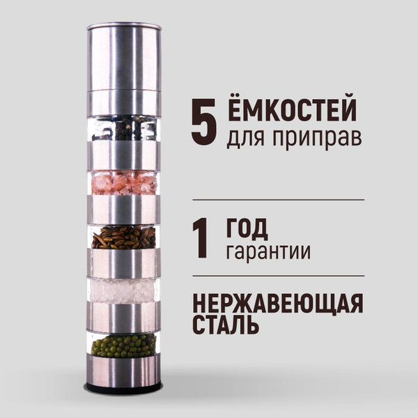 Мельница для специй ручная купить на OZON по низкой цене (1569402303)