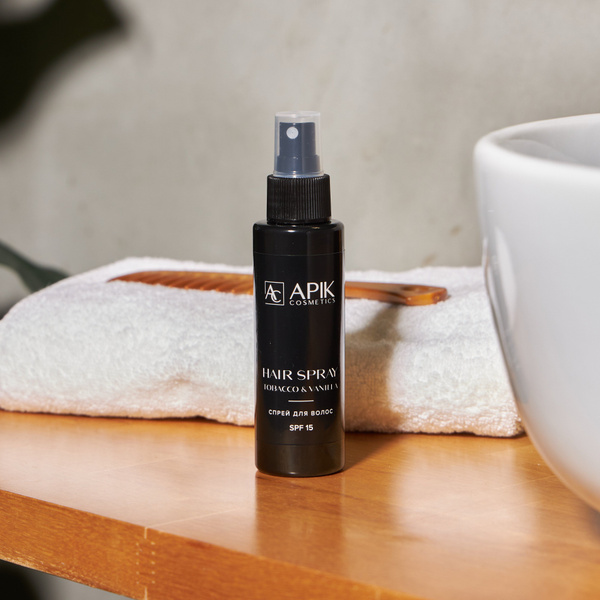 Защитный спрей для волос SPF 15, аромат Tobacco & Vanilla APIK ...