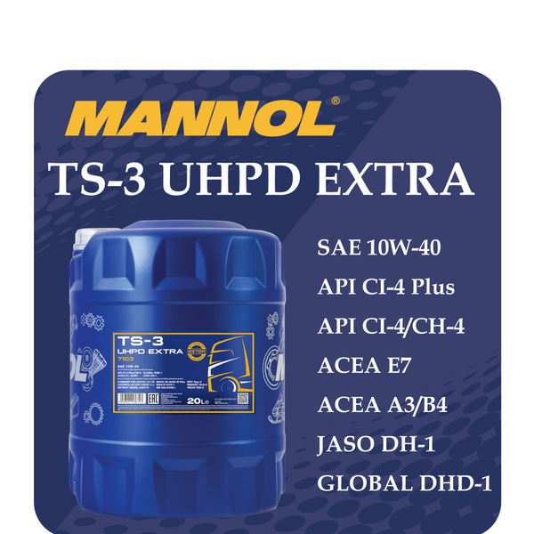 MANNOL TS-5 UHPD 10W-40 Motoröl 20l Kanister - Nutzfahrzeug Motoröle