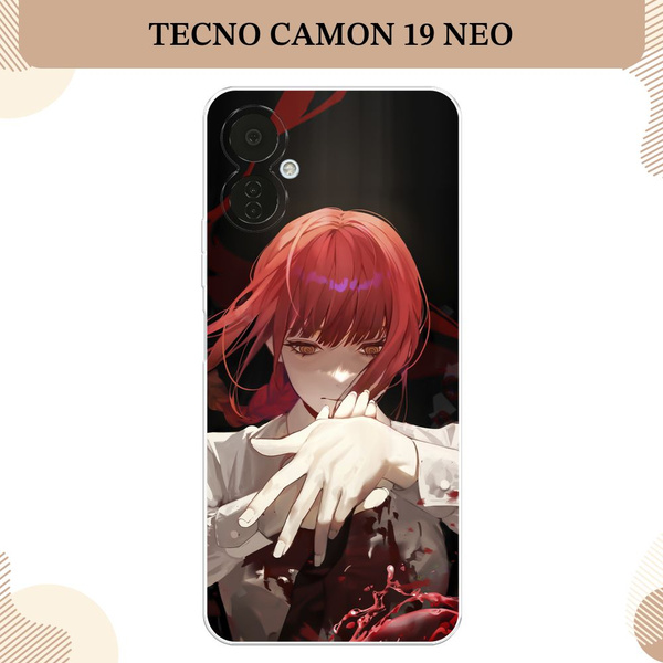 Силиконовый чехол на Tecno Camon 19 Neo / Текно Камон 19 Нео аниме ...