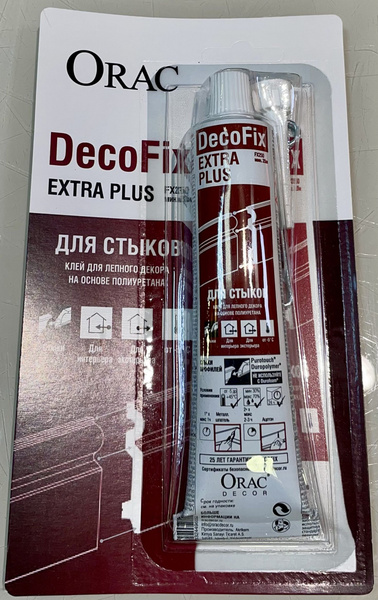 Клей-герметик Orac Decor, Для молдингов, красный - купить по низким ...