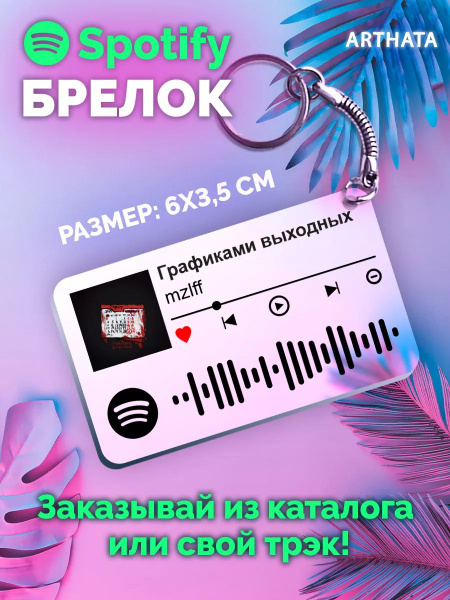 Спотифай Брелок mzlff - Графиками выходных - купить с доставкой по ...