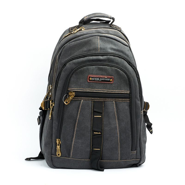 Рюкзак брезентовый мужской прочный городской / спортивный 27 литров Для ...