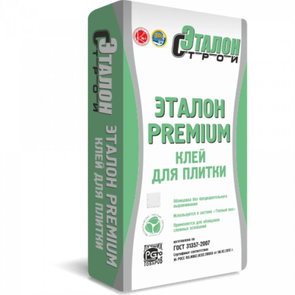 Клей плиточный "Эталон-Premium" (25 кг) - купить с доставкой по ...
