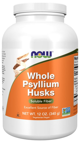 Псиллиум Шелуха семян подорожника 340 грамм, Now Psyllium Husk Whole 12 ...