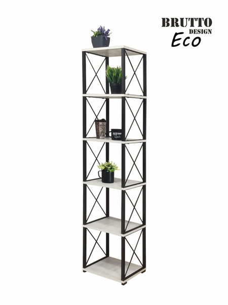 Стеллаж Куб 6, 36х32х175 см, BRUTTO DESIGN Eco - купить по выгодной ...