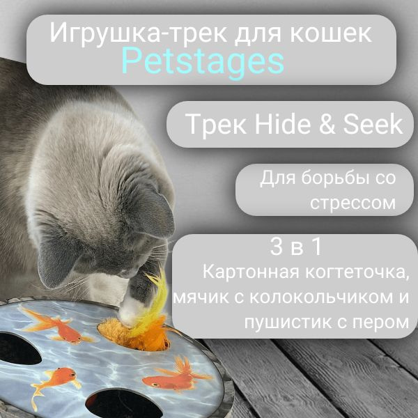 Petstages игрушка для кошек Трек "Hide & Seek Воблер" купить на OZON по ...
