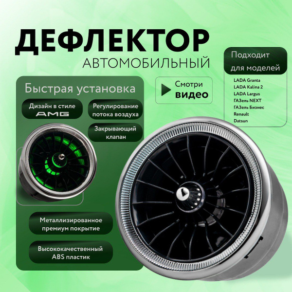 Характеристики Дефлектор воздуховода в стиле AMG (АМГ) / Сопло ...