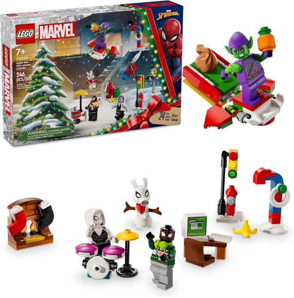 LEGO Marvel Spider-Man Адвент-календарь для детей, забавная сезонная ...