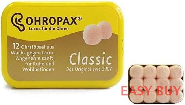 Мини - пробки для ушей OHROPAX, пакет из 6 штук(Немецкое производство ...