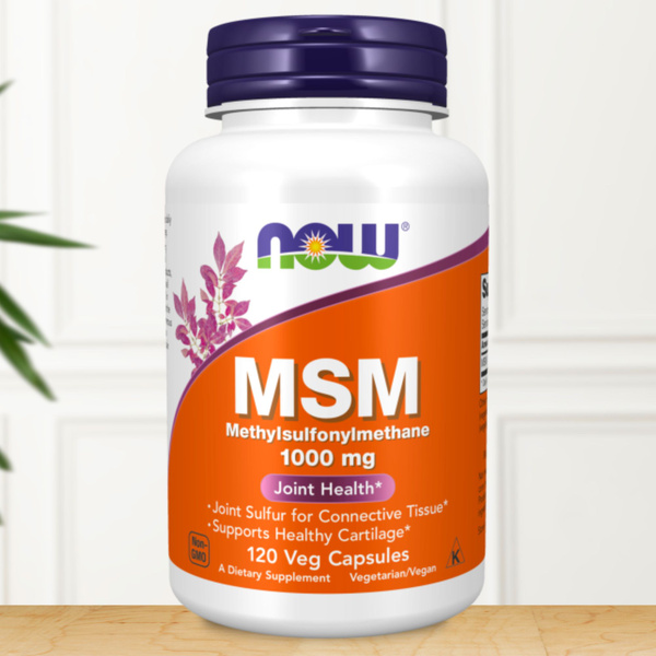 NOW MSM 1000 mg 120 капс (метилсульфонилметан) - купить с доставкой по ...