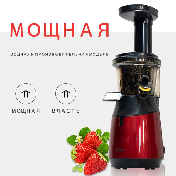 Соковыжималка шнековая JE-B11 для ягод, фруктов, овощей и корнеплодов ...