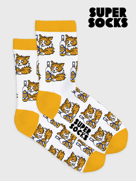 Носки SUPER SOCKS, 1 пара купить на OZON по низкой цене (1710833147)