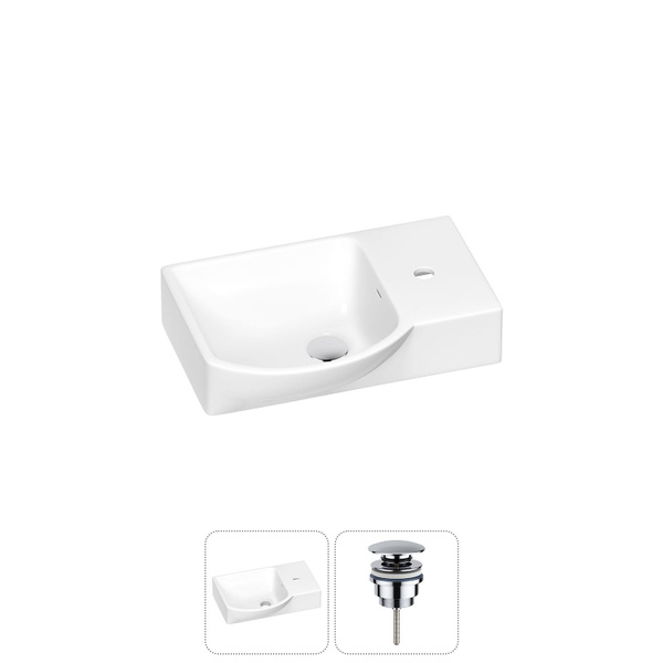 Маленькая раковина в туалет Wellsee WC Area 202011579 в наборе 2 в 1 ...