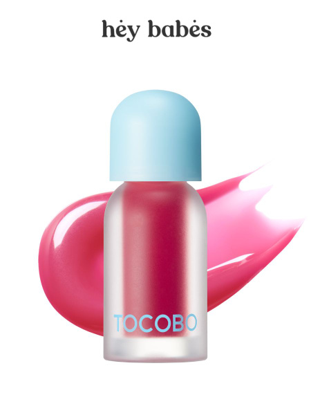 Оттеночное масло-плампер для губ TOCOBO Juicy Berry Plumping Lip Oil 06 ...