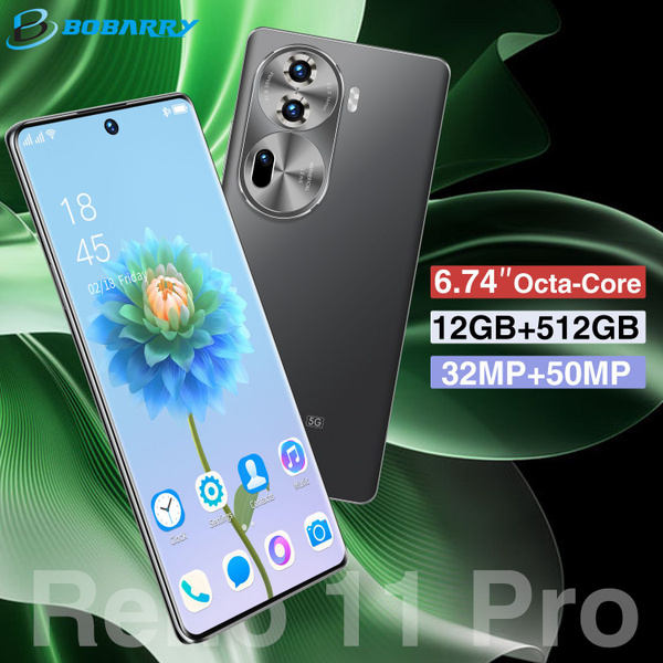 Смартфон Bobarry Ультратонкий новый Reno11 Pro Smartphone телефон ...