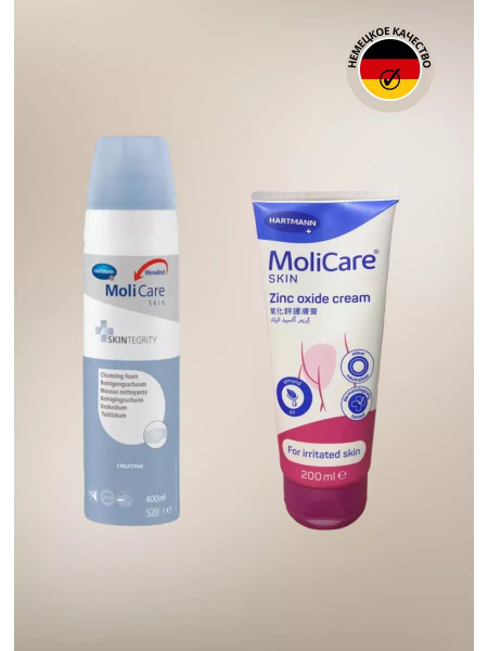 Набор для лежачих больных Molicare skin, Моликар, пена и крем купить на ...