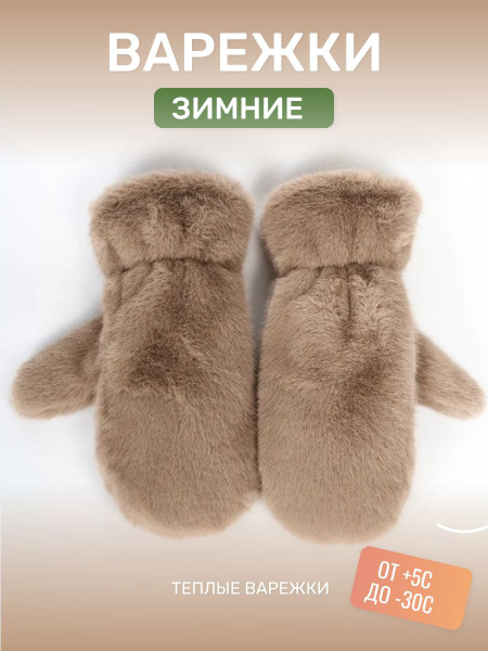 Варежки Зимние купить на OZON по низкой цене (1733987167)