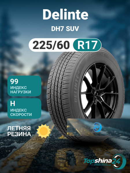 Delinte DH7 SUV Шины летние 225/60 R17 99H 6901532400211 (1848549482)