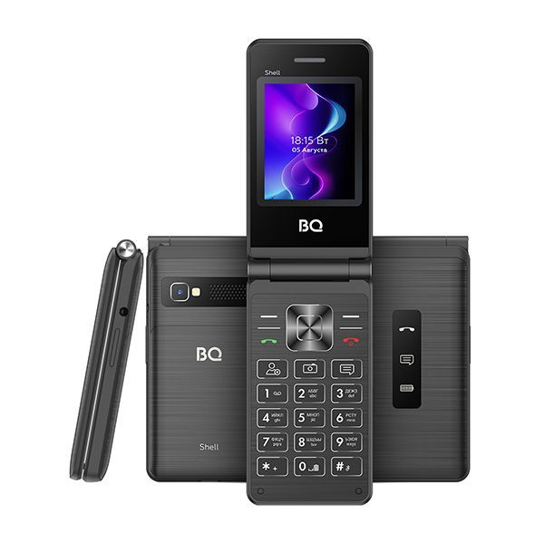 BQ Мобильный телефон Телефон кнопочный мобильный BQ 2411 Shell, черный ...
