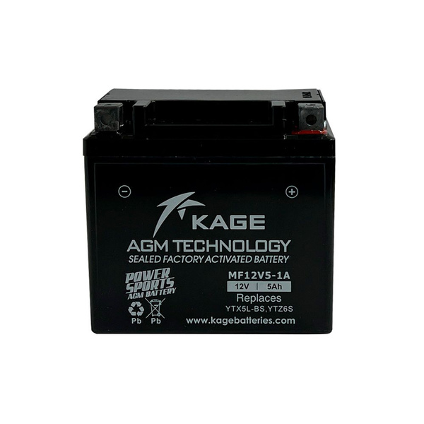 KAGE Аккумулятор YT5L-BS/YTX5L-BS купить на OZON по низкой цене (910200453)
