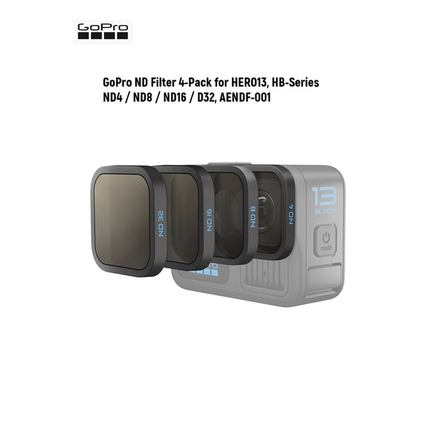 GoPro ND Filter 4-Pack for HERO13, нд фильтры купить на OZON по низкой ...