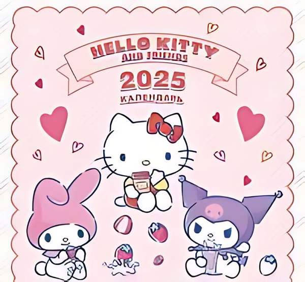 Hello Kitty and Friends Календарь на 2025 год | Нет автора купить на ...