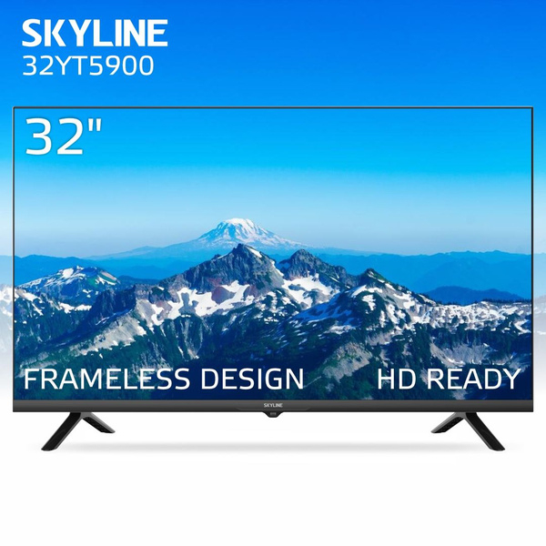 Skyline Телевизор 32YT5900 DVB-T2 / Frameless DESIGN 32" HD, черный ...