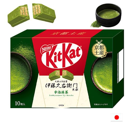Эксклюзивный KitKat Ito Kyuemon Uji Matcha. Матча премиум. 10шт купить ...