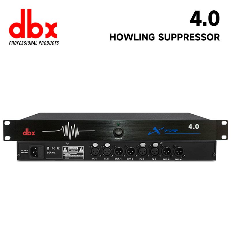 DBX4.0-ODAudio4входаи4выходапрофессиональныйанти-свистящийподавительобратнойсвязи,полностьюавтоматическийбезотладки,т.е.микрофонкроссоверЗвуковойпроцессор