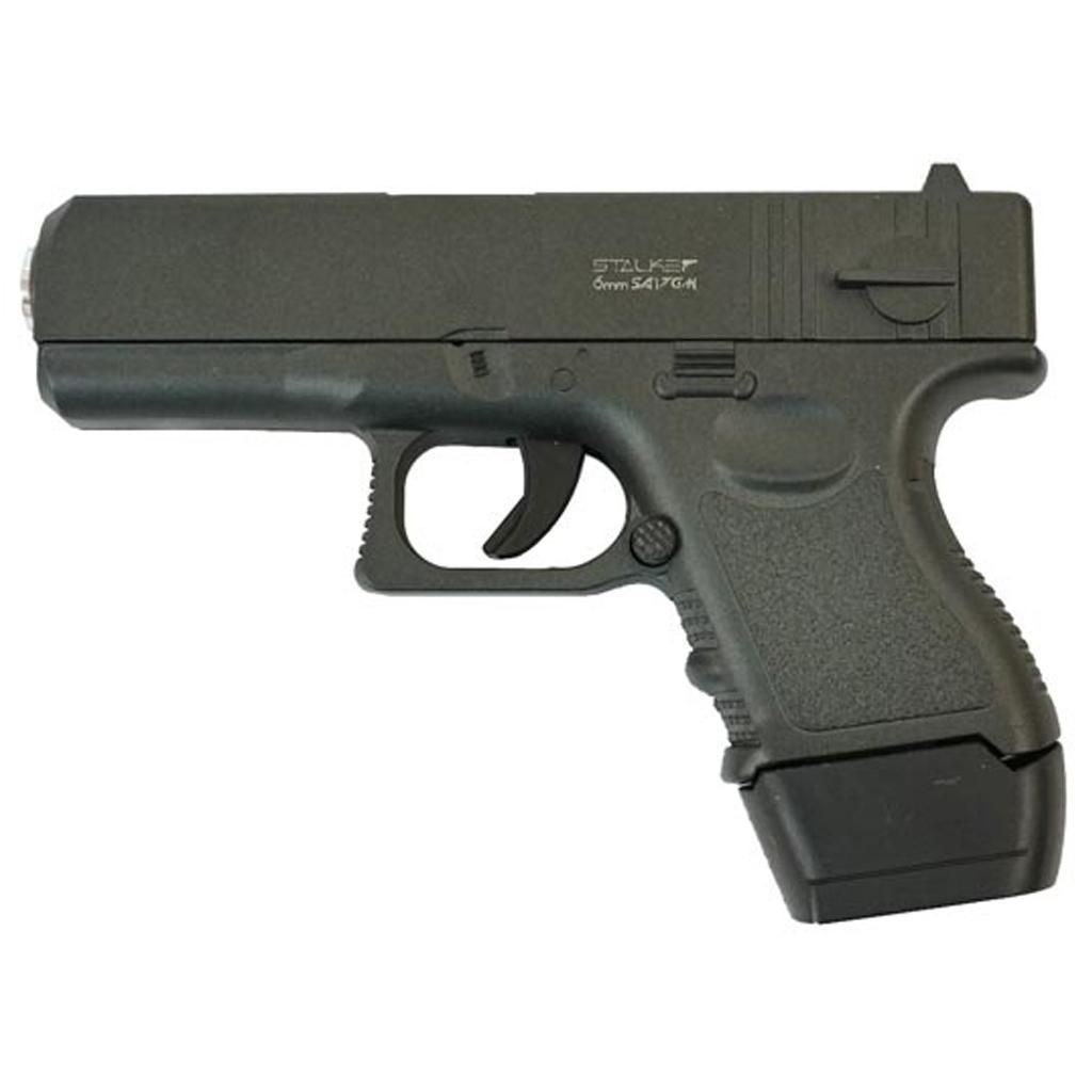 ПистолетпневматическийStalkerSA17GMSpring(Glock17mini)6мм