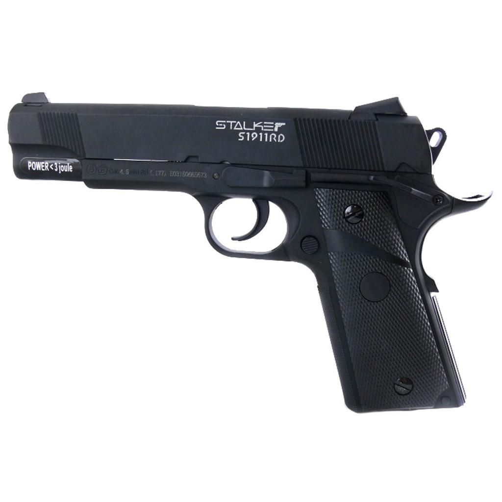 Пистолет пневматический Stalker S1911RD (Colt 1911) 4,5мм, blowback, ST-12061RD