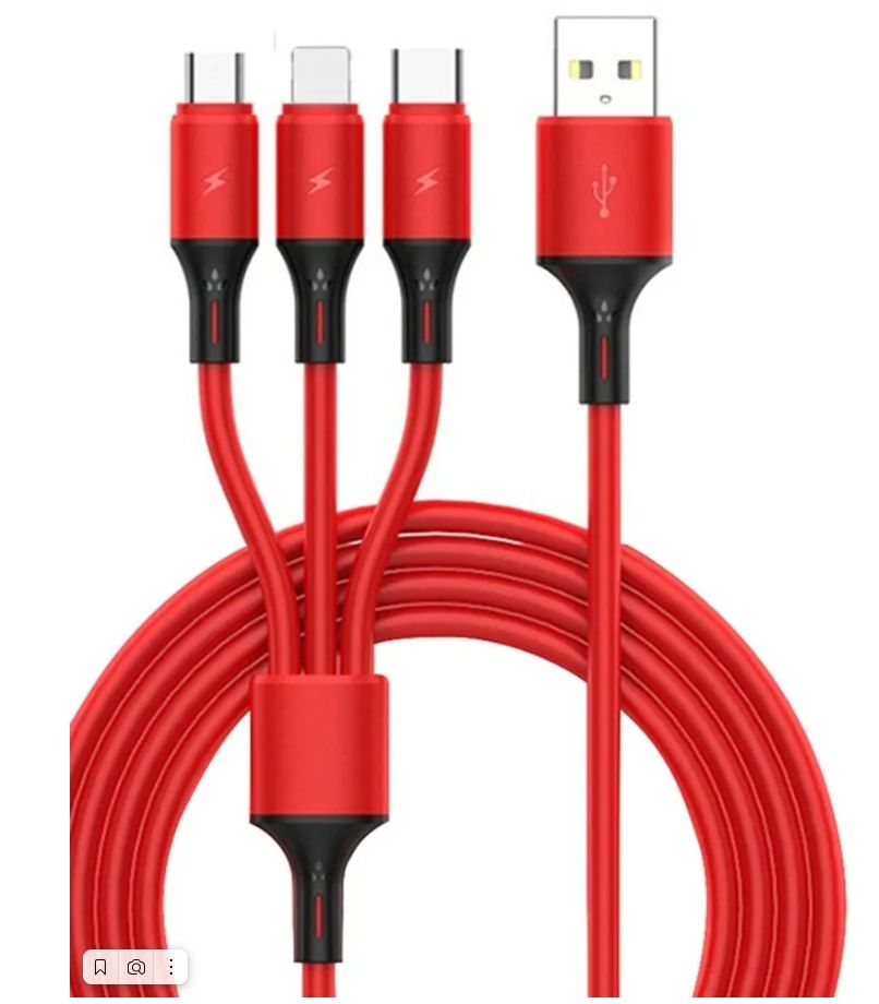 Смартфон шнуров. Кабель 3 в 1 Lightning Micro USB Type c. USB кабель красный Micro Type-c. Type-c 3 провода. Micro USB Type 1.